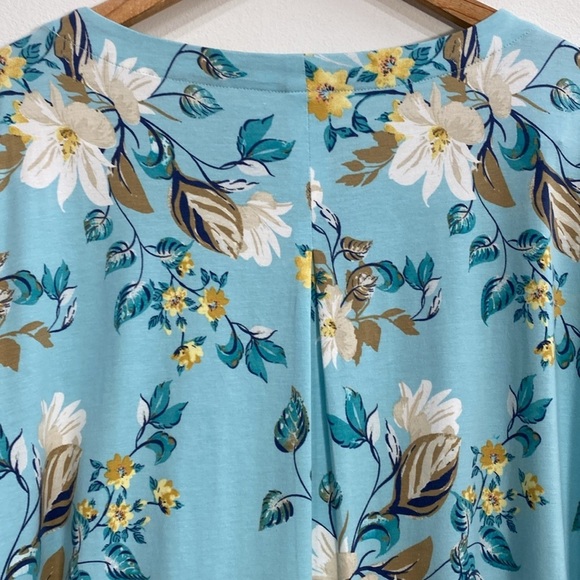 J. Jill XL Tall Tunic Floral Supima Cotton Modal - Picture 6 of 10